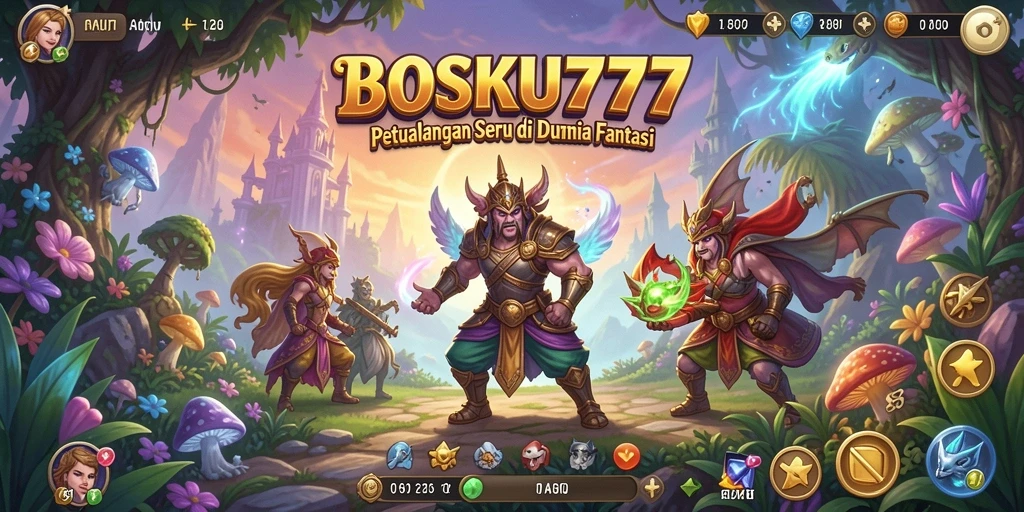 Tangkapan layar gameplay BOSKU777 yang menampilkan petualangan menegangkan.