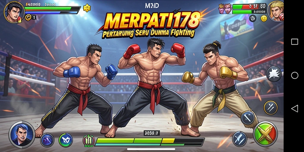 Screenshot gameplay pertarungan seru di MERPATI178.
