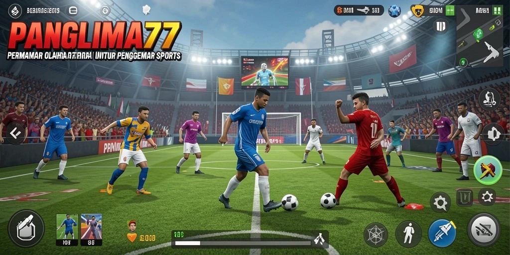 Gameplay seru dari PANGLIMA77 yang menampilkan aksi olahraga.
