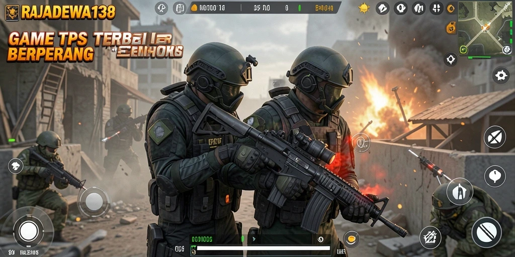 Tampilan gameplay RAJADEWA138 yang penuh aksi dan strategi.
