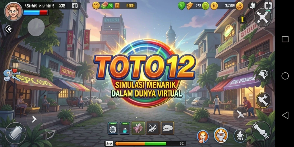 Tangkapan layar gameplay TOTO12 menampilkan misi simulasi yang menarik.