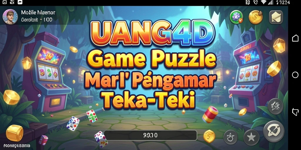 Tampilan gameplay seru dari UANG4D yang penuh tantangan teka-teki.